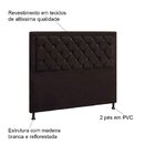 Cabeceira Queen Estofada Com Strass Londres 160 Cm Veludo Cho