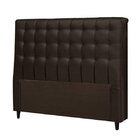 Cabeceira Queen Estofada Dama  Cacau