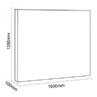 Cabeceira Queen Estofada Embaixatriz  Cinza Escuro