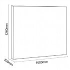 Cabeceira Queen Estofada Embaixatriz  Marrom Chocolate