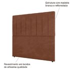 Cabeceira Queen Estofada Estela 160 Cm Para Cama Box Veludo T