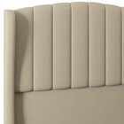 Cabeceira Queen Estofada Grey 160 Cm Para Cama Box Sintético