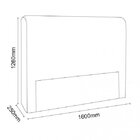 Cabeceira Queen Estofada Imperatriz  Marrom Taupe