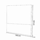Cabeceira Queen Estofada Juliana 160 Cm Para Cama Box Veludo