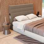 Cabeceira Queen Estofada Kernel Marrom