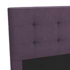 Cabeceira Queen Estofada Mona Ii Berinjela