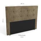 Cabeceira Queen Estofada Mona Ii Caramelo