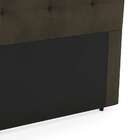 Cabeceira Queen Estofada Mona Ii Pena Café