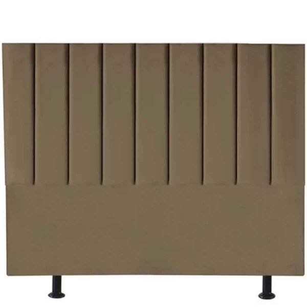 Cabeceira Queen Estofada Para Cama Box Carla 160 Cm  Suede Ca