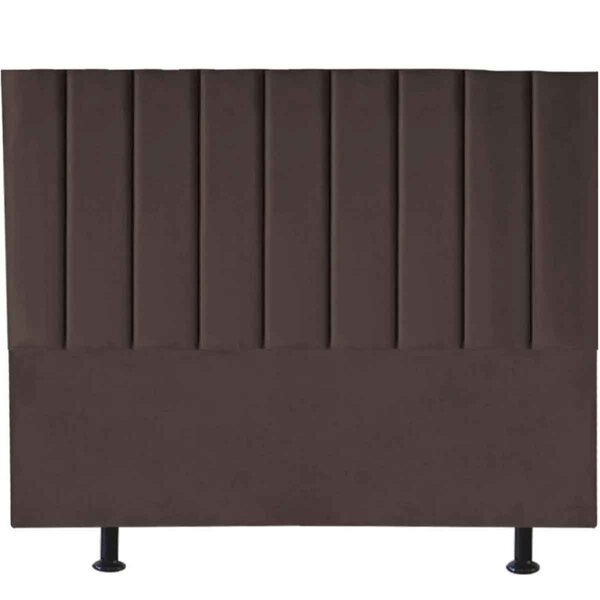Cabeceira Queen Estofada Para Cama Box Carla 160 Cm  Suede Ma