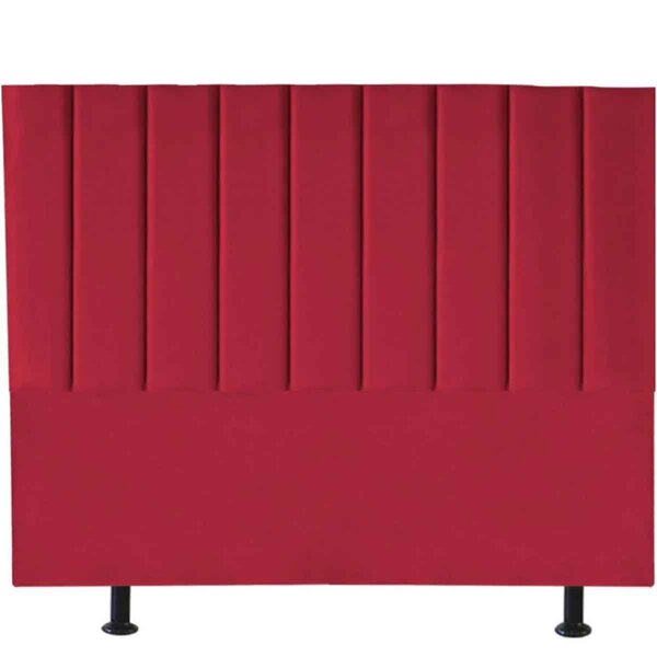 Cabeceira Queen Estofada Para Cama Box Carla 160 Cm  Suede Ve