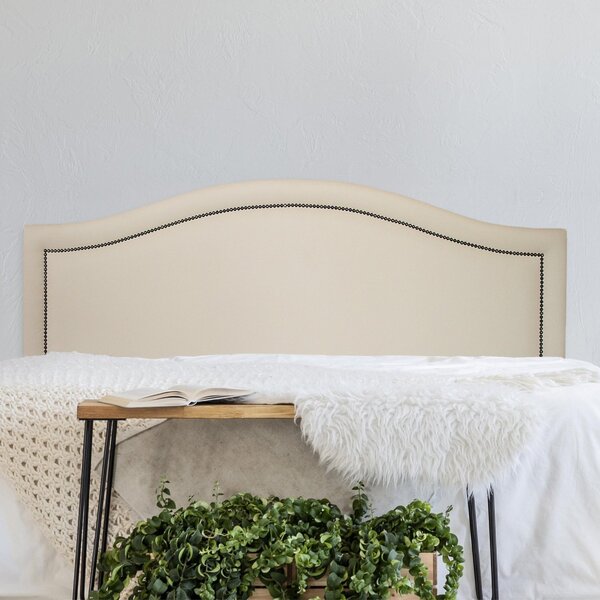 Cabeceira Queen Estofada Para Cama Box Curva Luxo Com Tachas