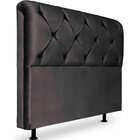Cabeceira Queen Estofada Para Cama Box Daiana 160 Cm Sintétic