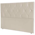 Cabeceira Queen Estofada Para Cama Box Júlia 160 Cm  Suede Ma