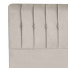 Cabeceira Queen Estofada Para Cama Box Kiara 160 Cm  Suede Be