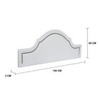 Cabeceira Queen Estofada Para Cama Box Provençal Luxo Com Tac