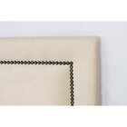 Cabeceira Queen Estofada Para Cama Box Reta Luxo Com Tachas 1