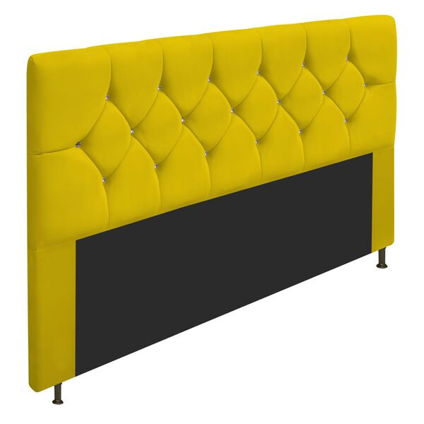 Cabeceira Queen França A05 C/ Strass 160 Cm Para Cama Box Sue