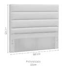 Cabeceira Queen Greta Branco