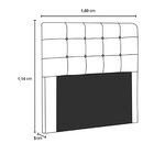 Cabeceira Queen Heloísa I02 160 Cm Suede - Amarena Móveis - B