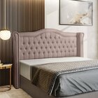 Cabeceira Queen Herrera Com Tacha 160 Cm Castor