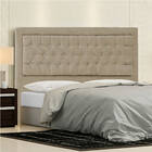 Cabeceira Queen Iasi P04 160 Cm Suede - Amarena Móveis - Bege