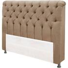 Cabeceira Queen Imperatriz Nobuck Bege Simbal