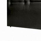 Cabeceira Queen Isa 160cm Suede Preto – Fdecor
