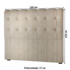 Cabeceira Queen Larissa Nude - Viero Móveis