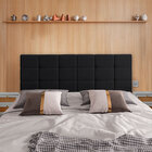 Cabeceira Queen Lis Suede Preto