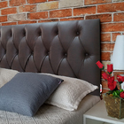 Cabeceira Queen Luna Corino Marrom Com Strass 160 X 60 Rbl