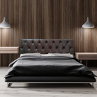 Cabeceira Queen Luna Corino Marrom Com Strass 160 X 60 Rbl