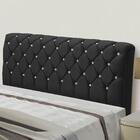 Cabeceira Queen Luxúria Veludo Chumbo 1,60m