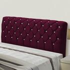 Cabeceira Queen Luxúria Vinho Pena 1,60m