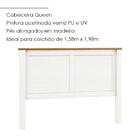 Cabeceira Queen Madeira Maciça 9116 Milani Store