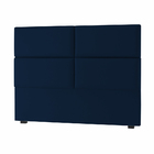 Cabeceira Queen Megan 160 Cm Suede Azul Marinho - D A Decor