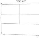 Cabeceira Queen Megan 160 Cm Suede Vermelho - D A Decor