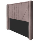 Cabeceira Queen Minsk P02 160 Cm Para Cama Box Linho - Doce S