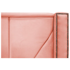 Cabeceira Queen Minsk P02 160 Cm Para Cama Box Suede - Amaren