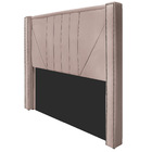 Cabeceira Queen Minsk P02 160 Cm Para Cama Box Suede - Amaren