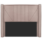 Cabeceira Queen Minsk P02 160 Cm Para Cama Box Suede - Amaren