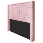 Cabeceira Queen Minsk P02 160 Cm Para Cama Box Suede - Amaren