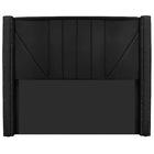 Cabeceira Queen Minsk P02 160 Cm Para Cama Box Suede - Amaren