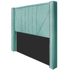 Cabeceira Queen Minsk P02 160 Cm Para Cama Box Suede - Amaren