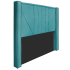 Cabeceira Queen Minsk P02 160 Cm Para Cama Box Suede - Doce S