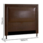 Cabeceira Queen New York 1,60m Espuma Em Poliuretano Js Moveis