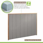 Cabeceira Queen Nina 160cm Paropas By Ecosono Cinza