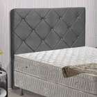 Cabeceira Queen Oásis 1.6 Cinza