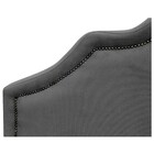 Cabeceira Queen Orlando P02 160 Cm Para Cama Box Linho - Doce