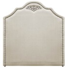 Cabeceira Queen Orlando P02 160 Cm Para Cama Box Linho - Doce